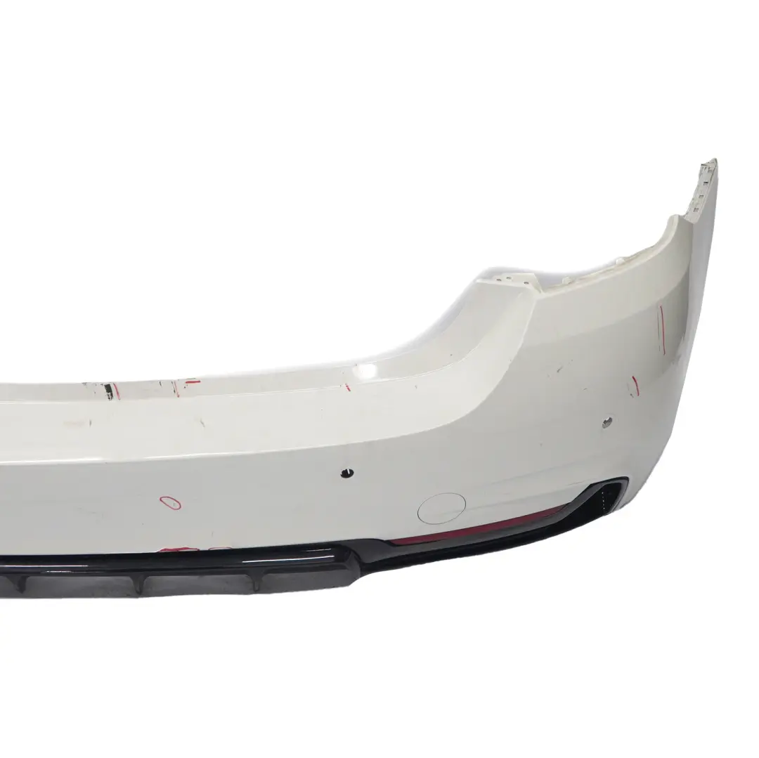 BMW F32 F33 M Sport Rear Bumper Trim Panel PDC Alpinweiss Alpine White - 300