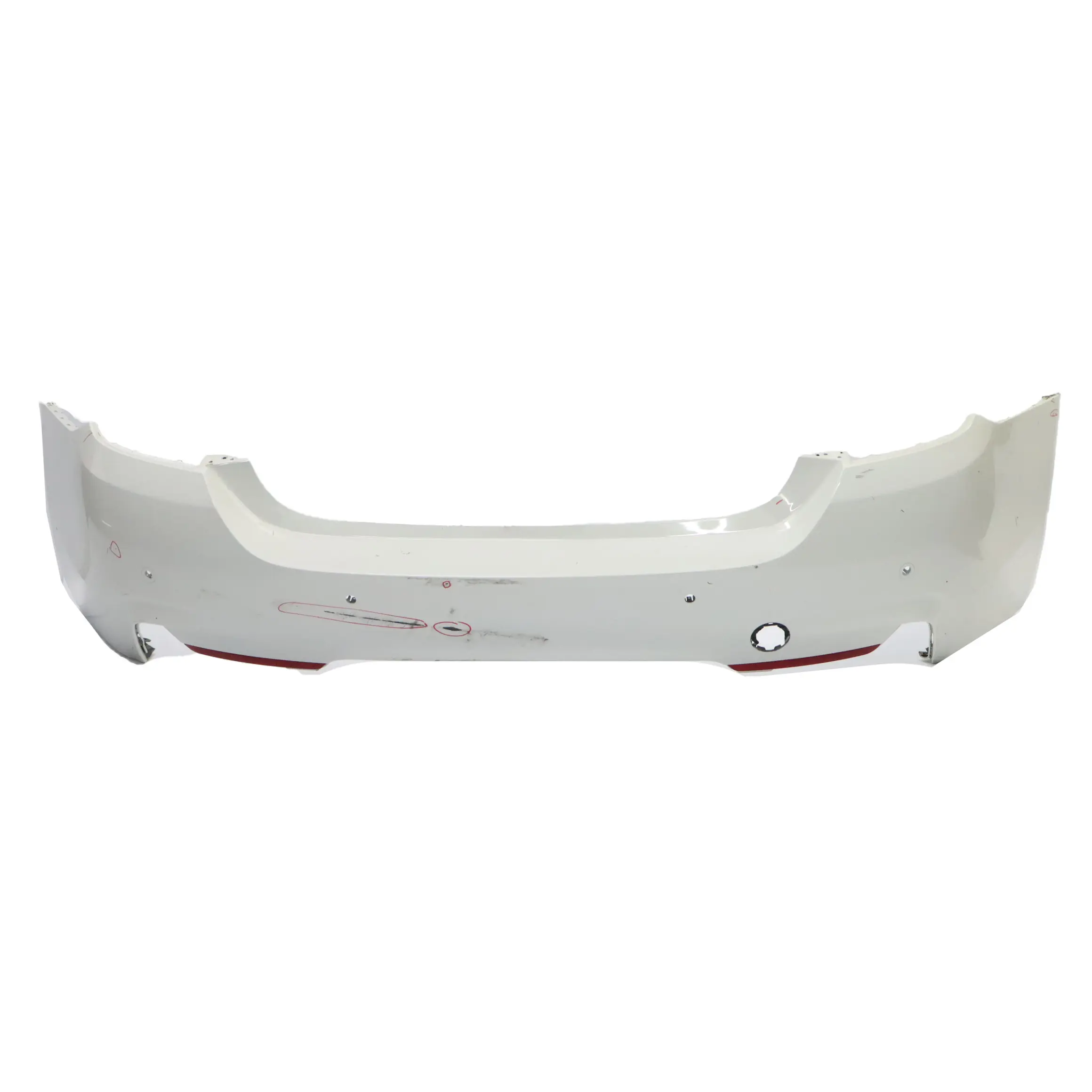 BMW F32 F33 M Sport Rear Bumper Trim Panel PDC Alpinweiss Alpine White - 300