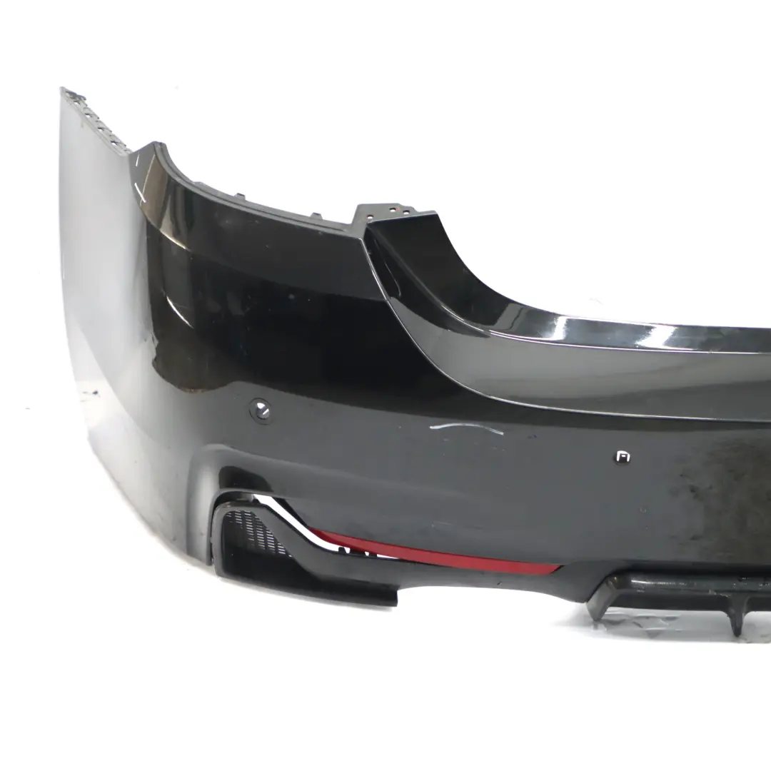 BMW F32 F33 Rear Bumper M Sport Trim Panel PDC Black Sapphire Metallic - 475