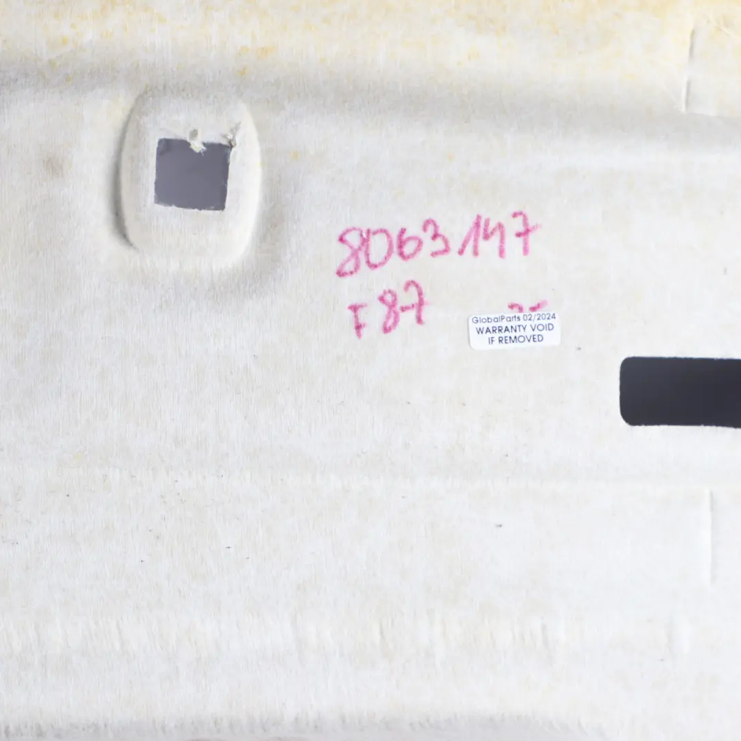 BMW F22 F87 M2 Headlining Sunroof Roof Lining Cover Trim Anthracite 8063147