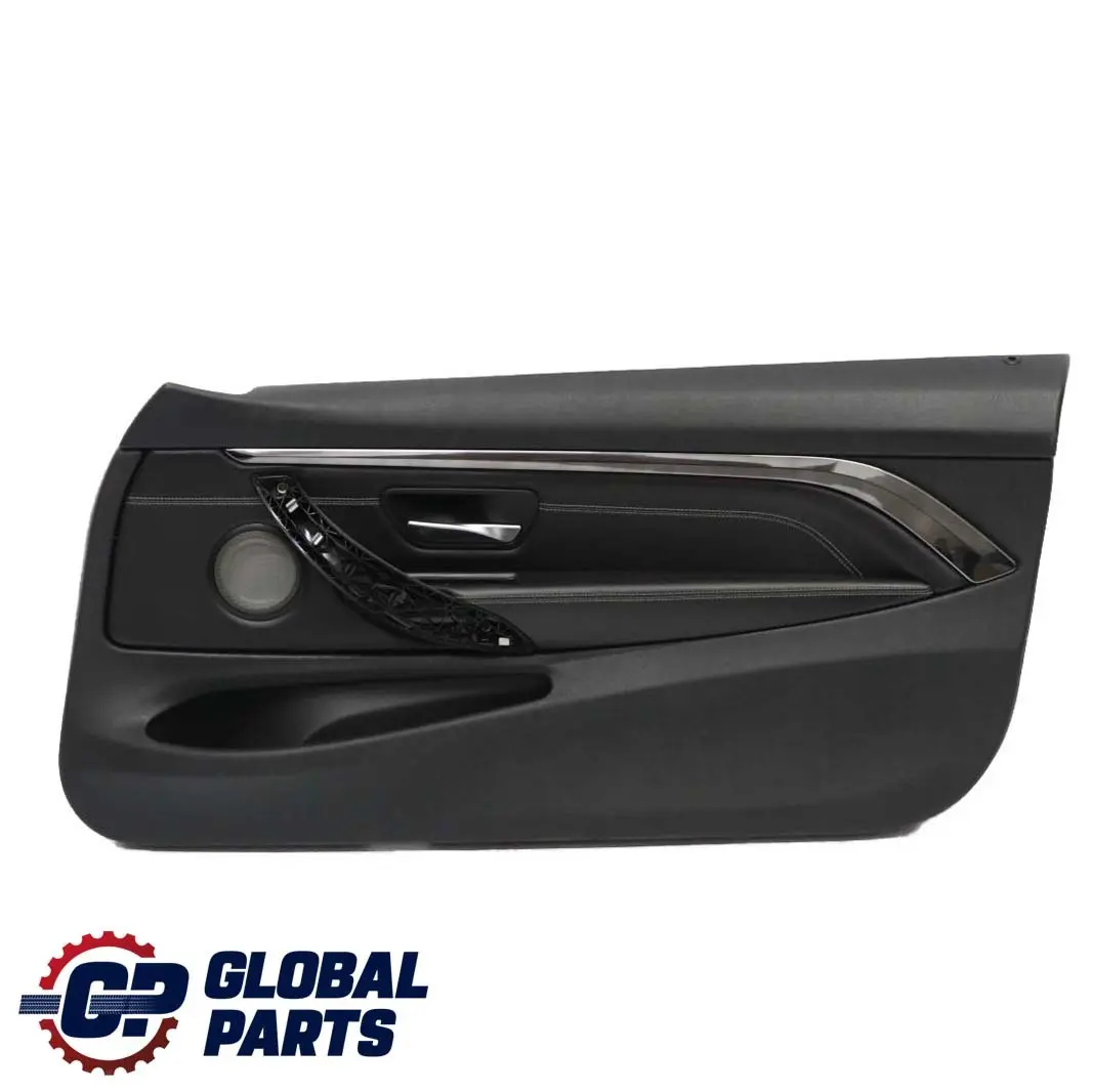 BMW 4 F82 F83 M4 Front Right O/S Door Lining Card Leather Merino Schwarz