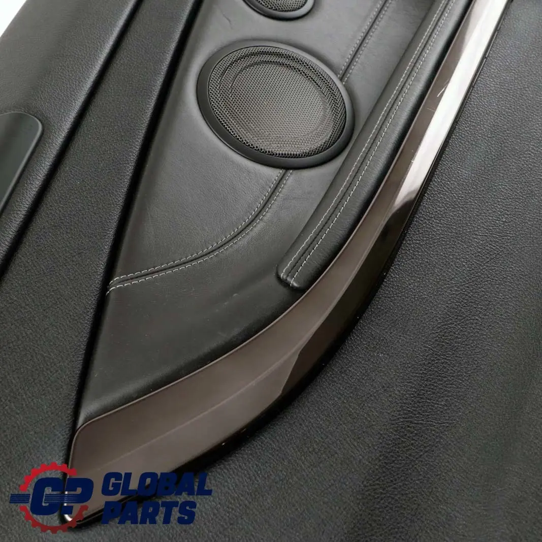 BMW 4 F82 M4 Trasero Derecho Hi-Fi Panel Lateral Forro Tarjeta Cuero Negro