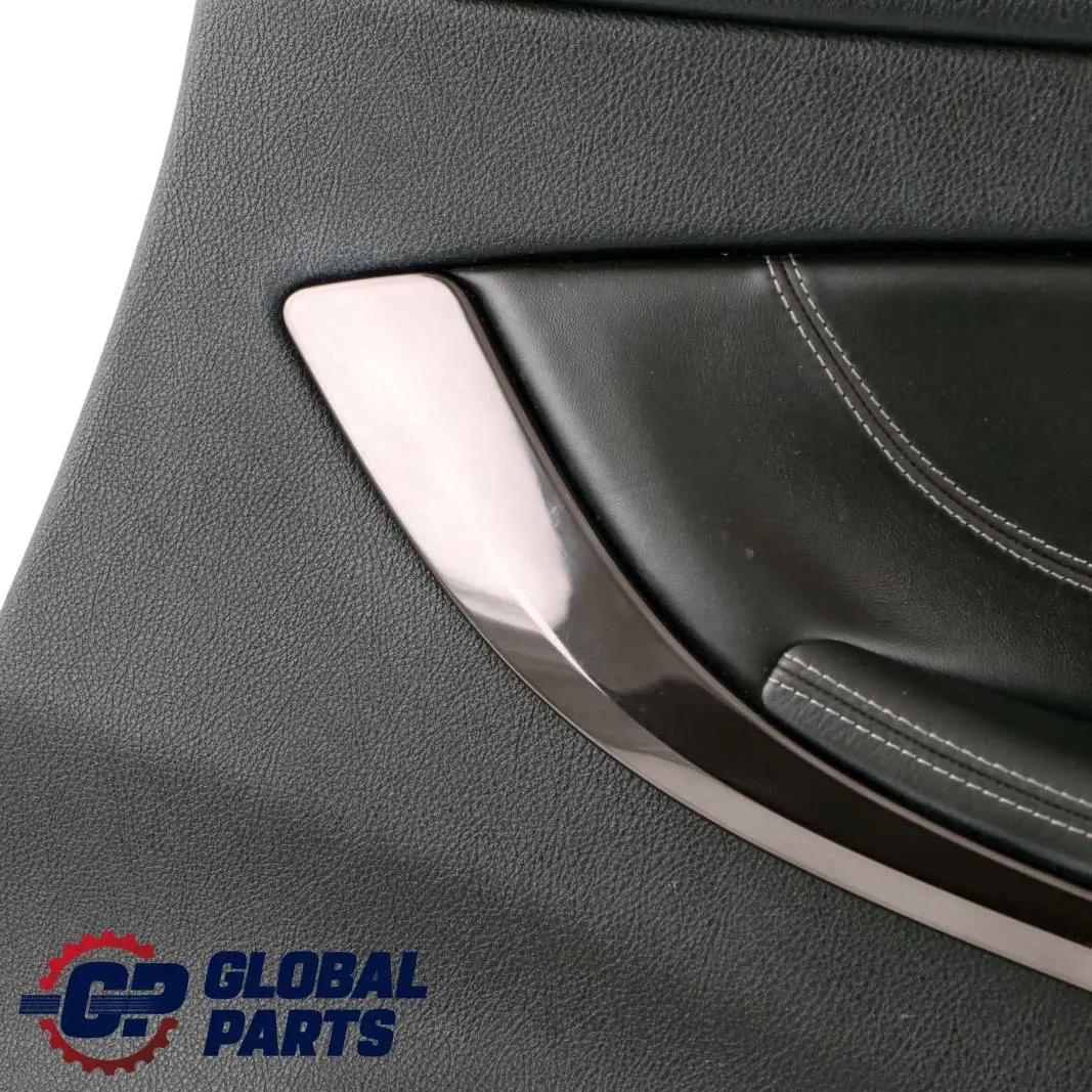 BMW 4 F82 M4 Trasero Derecho Hi-Fi Panel Lateral Forro Tarjeta Cuero Negro