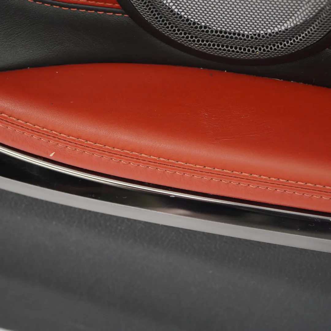 BMW F83 M4 Panel lateral HiFi Trasero Derecho Cabrio Cuero Sakhir Naranja