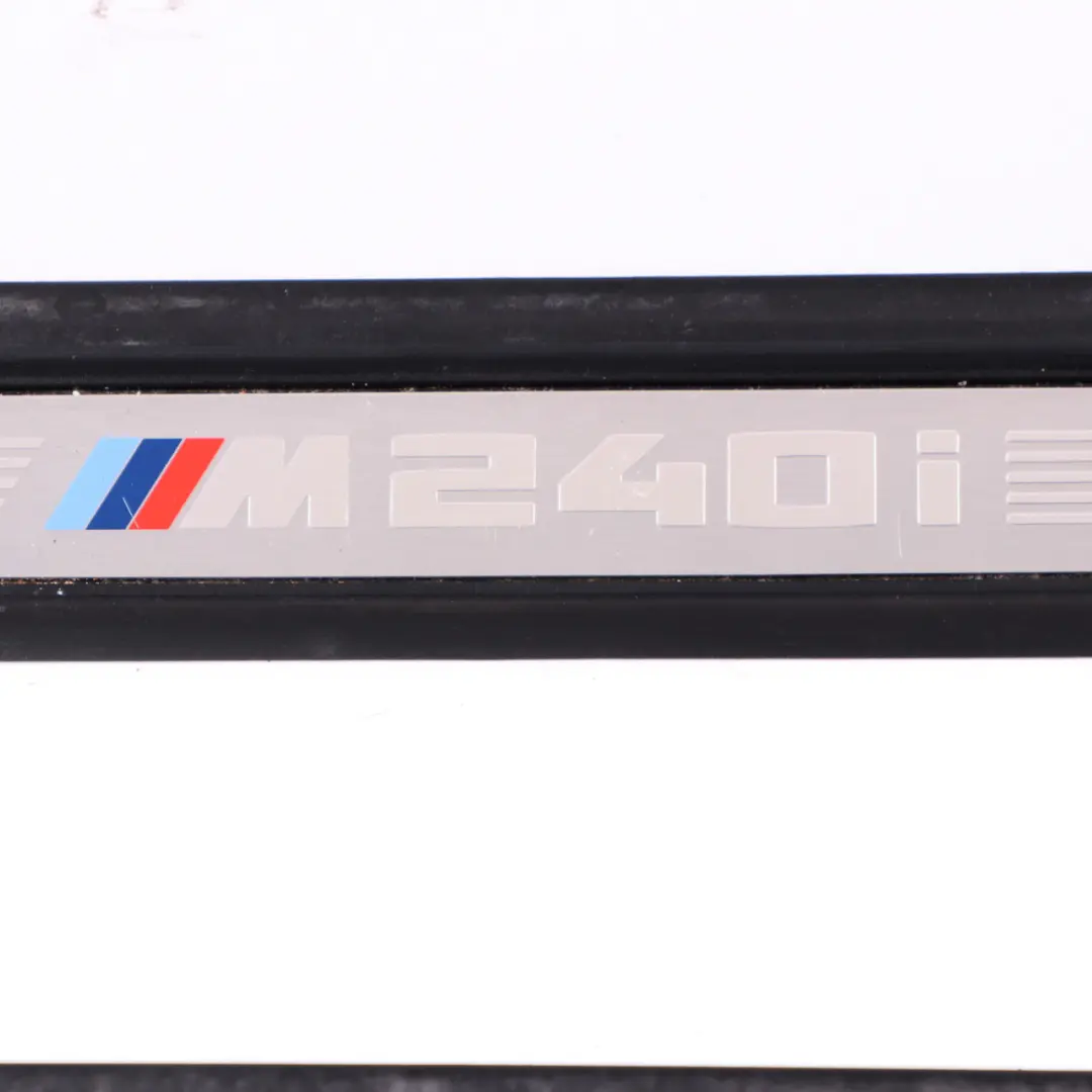 BMW F22 M240i Entrance Cover Front Door Left Right N/O/S Sill Plate Set 8937979