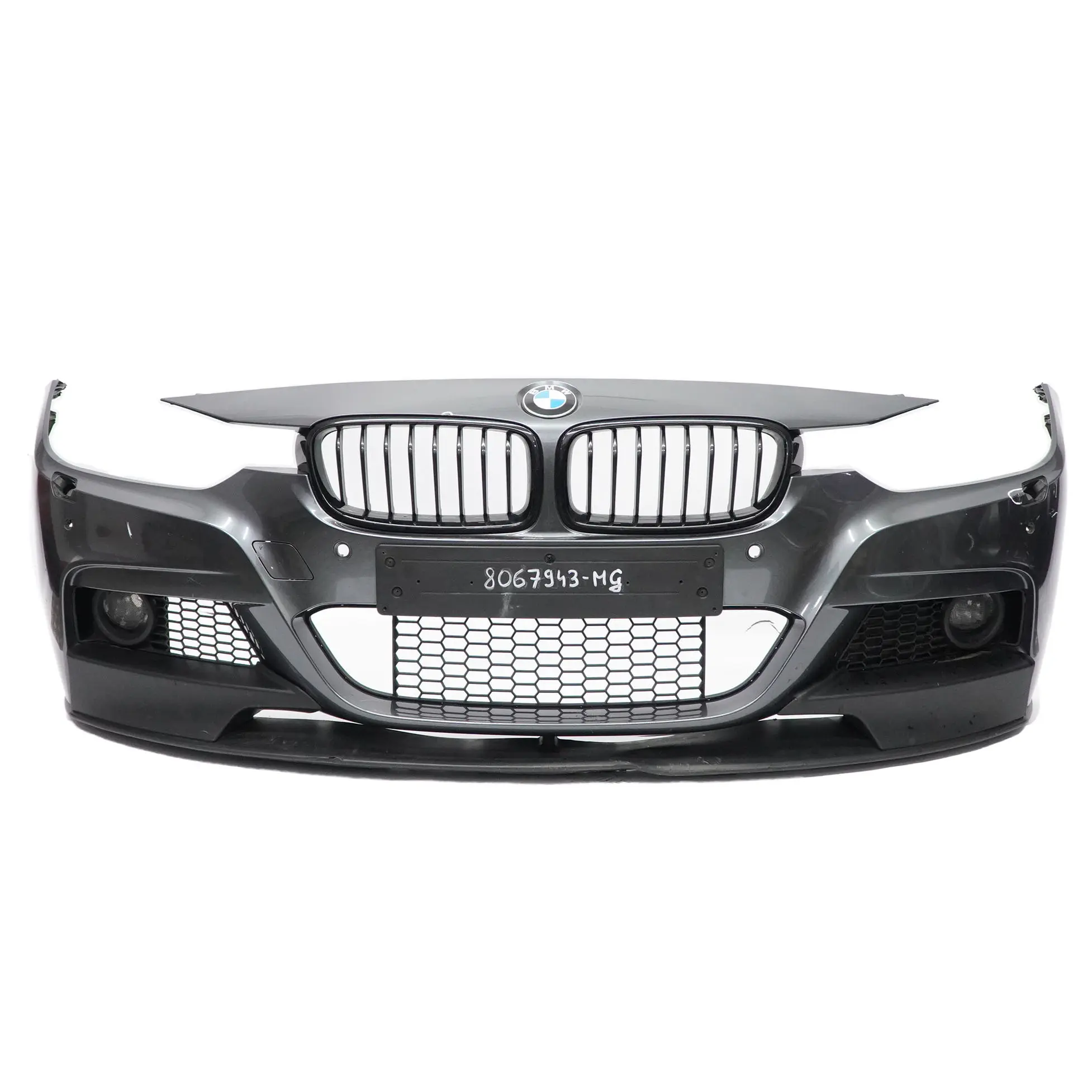 BMW F30 F31 Zderzak Przedni M-Pakiet Carbonschwarz Czarny Metalik - 416