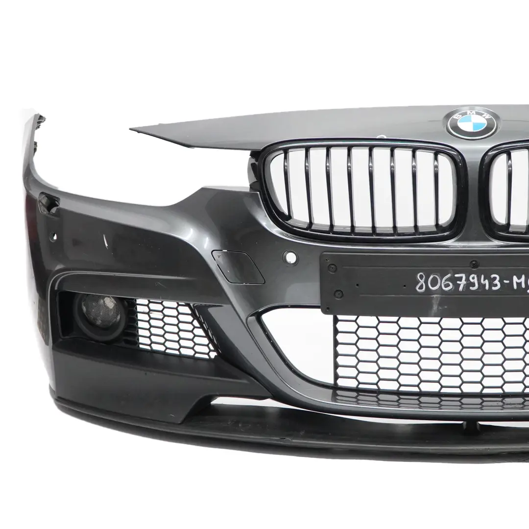 BMW F30 F31 Zderzak Przedni M-Pakiet Carbonschwarz Czarny Metalik - 416