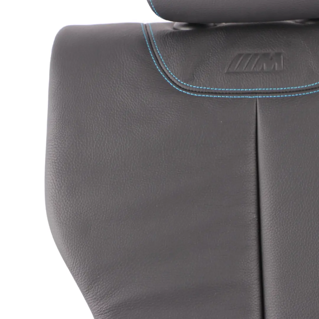 BMW F87 M2 Rear Right Seat O/S Backrest Cover Cloth Leather Black Blue