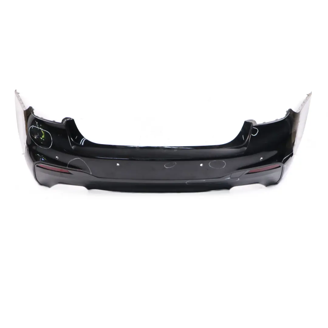 BMW G30 Rear Bumper Panel M Sport PDC Covering Black Sapphire Metallic - 475