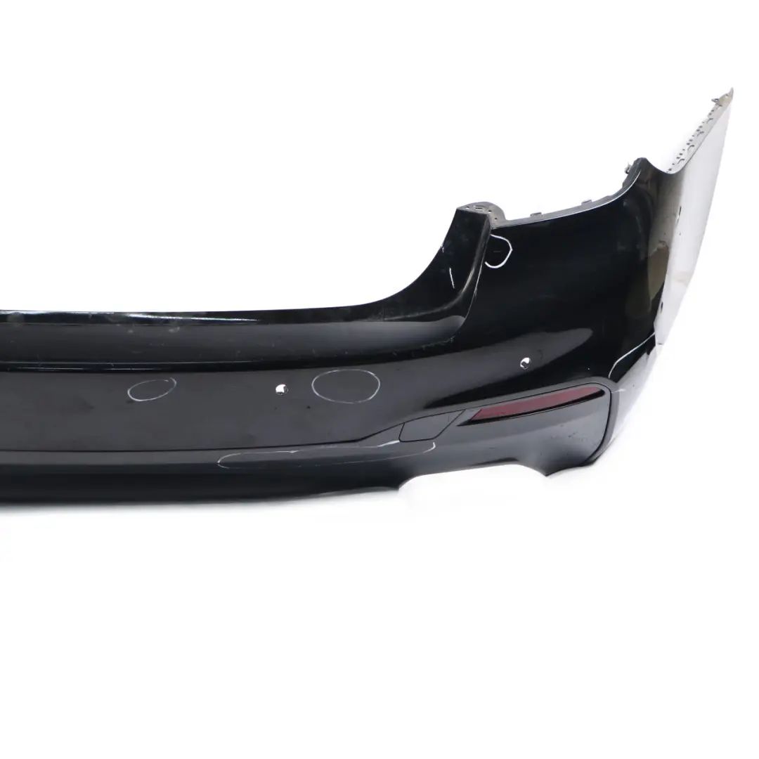 BMW G30 Rear Bumper Panel M Sport PDC Covering Black Sapphire Metallic - 475