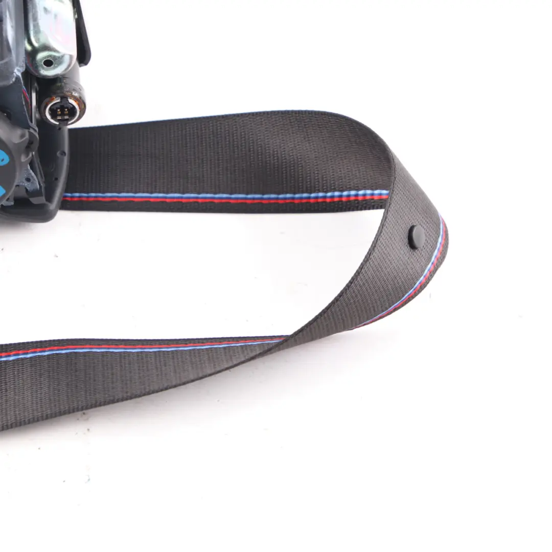 Seat Belt BMW G30 F90 M5 M Sport Rear Left N/S Upper Safety Belt Black 8092485