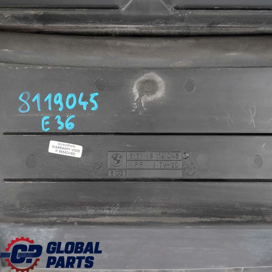 BMW E36 Radiator Fan Top Air Intake Suction Panel Cover 8119045