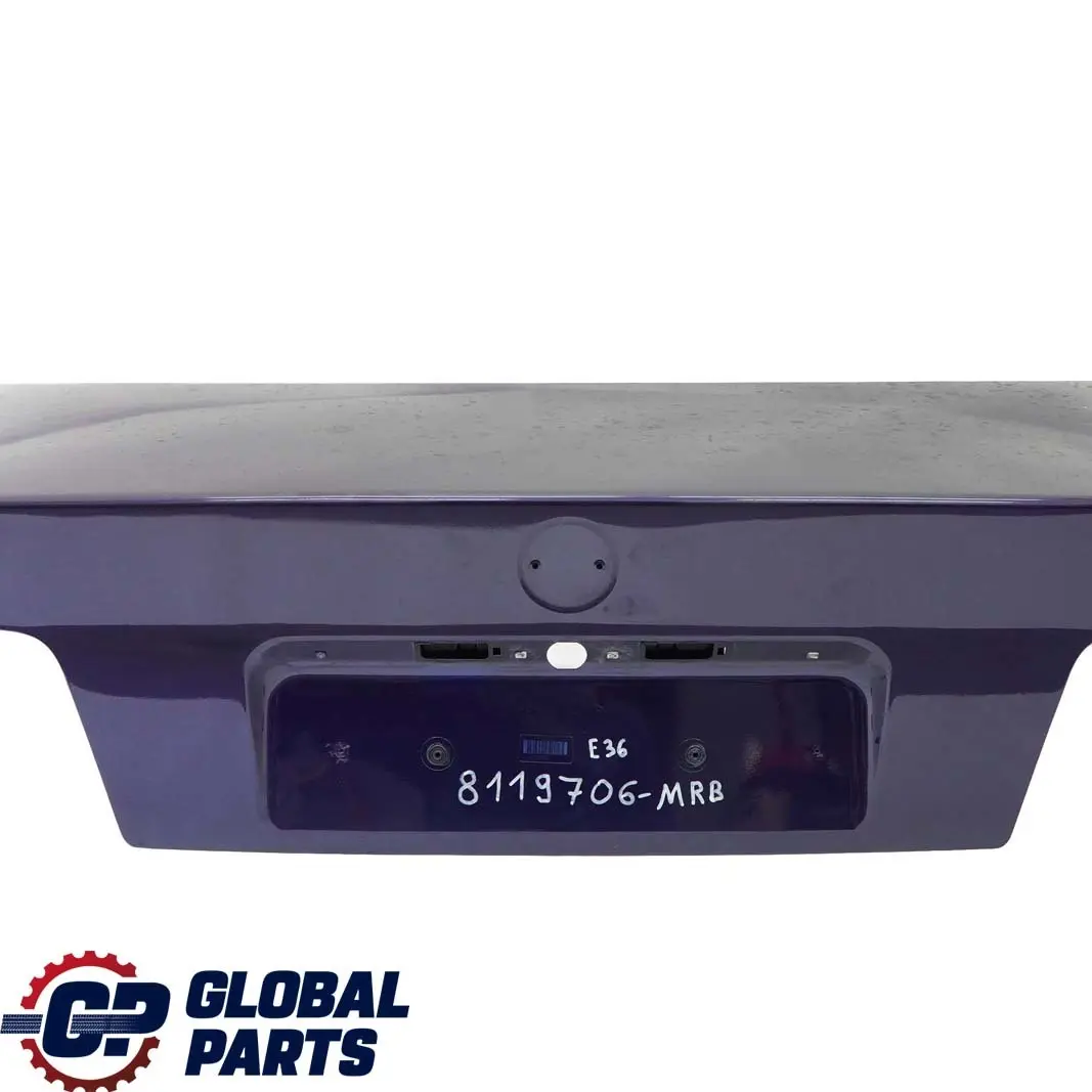 BMW 3 E36 Saloon Trunk Boot Lid Tailgate Montrealblau Montreal Blue - 297