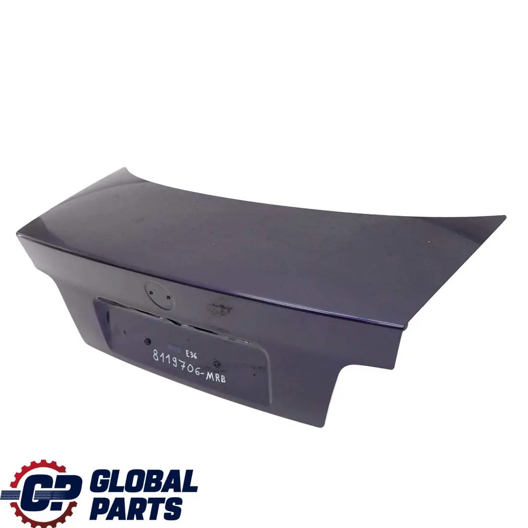 BMW 3 E36 Saloon Trunk Boot Lid Tailgate Montrealblau Montreal Blue - 297