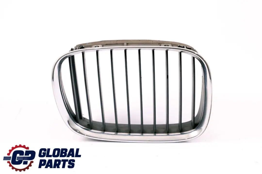 BMW E39 Pare-chocs avant Grille centrale Droite Noir Chromé 8159312