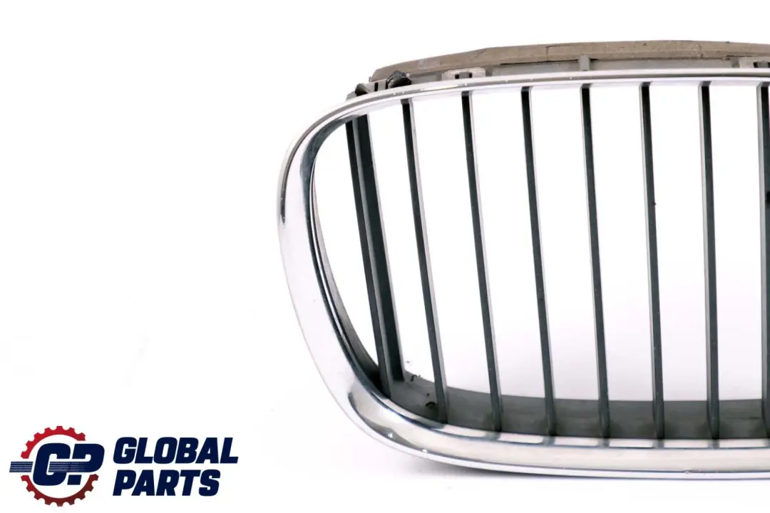 BMW E39 Pare-chocs avant Grille centrale Droite Noir Chromé 8159312