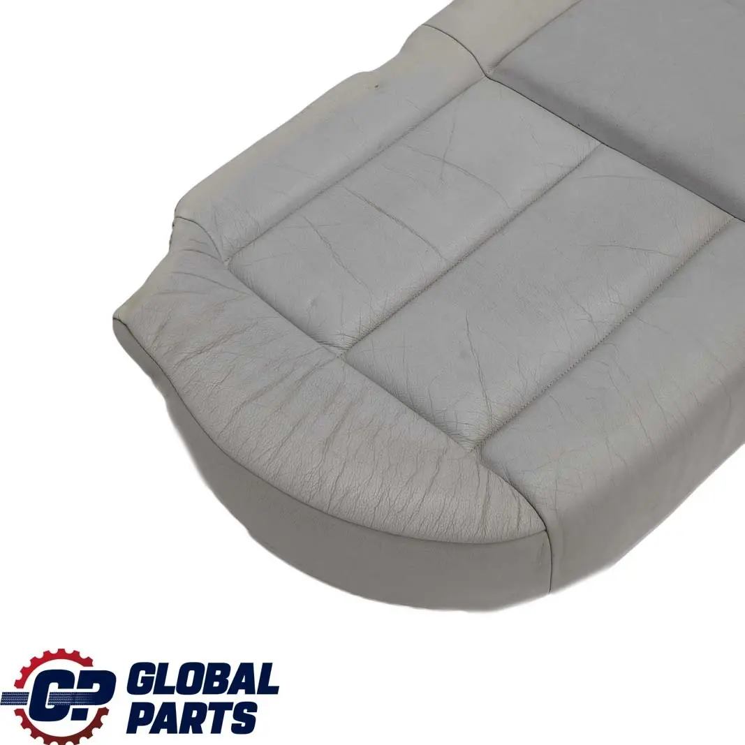 BMW 3 E36 Saloon Rear Seat Bench Couch Cover Light Grey Leather Montana