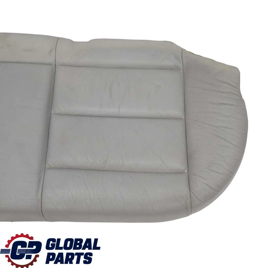 BMW 3 E36 Saloon Rear Seat Bench Couch Cover Light Grey Leather Montana