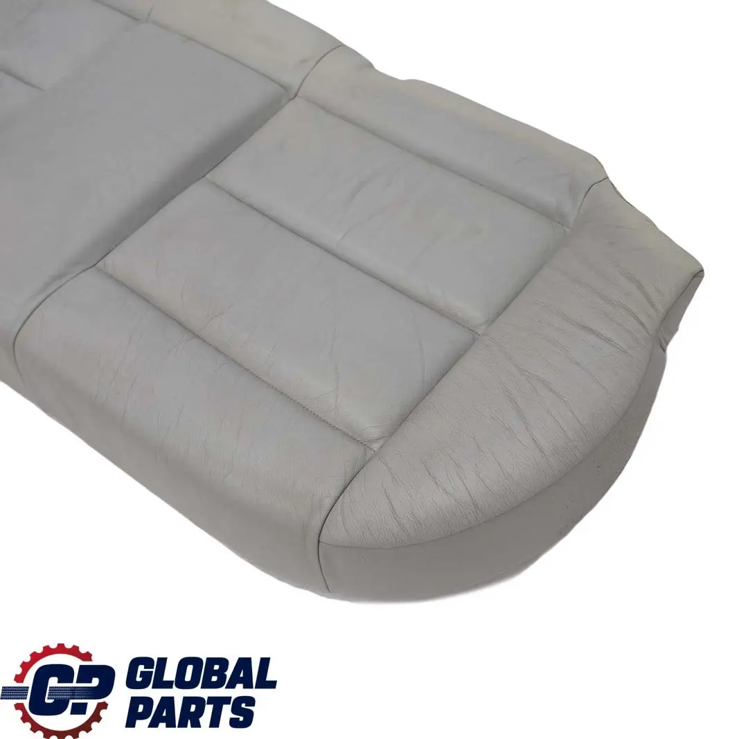 BMW 3 E36 Saloon Rear Seat Bench Couch Cover Light Grey Leather Montana