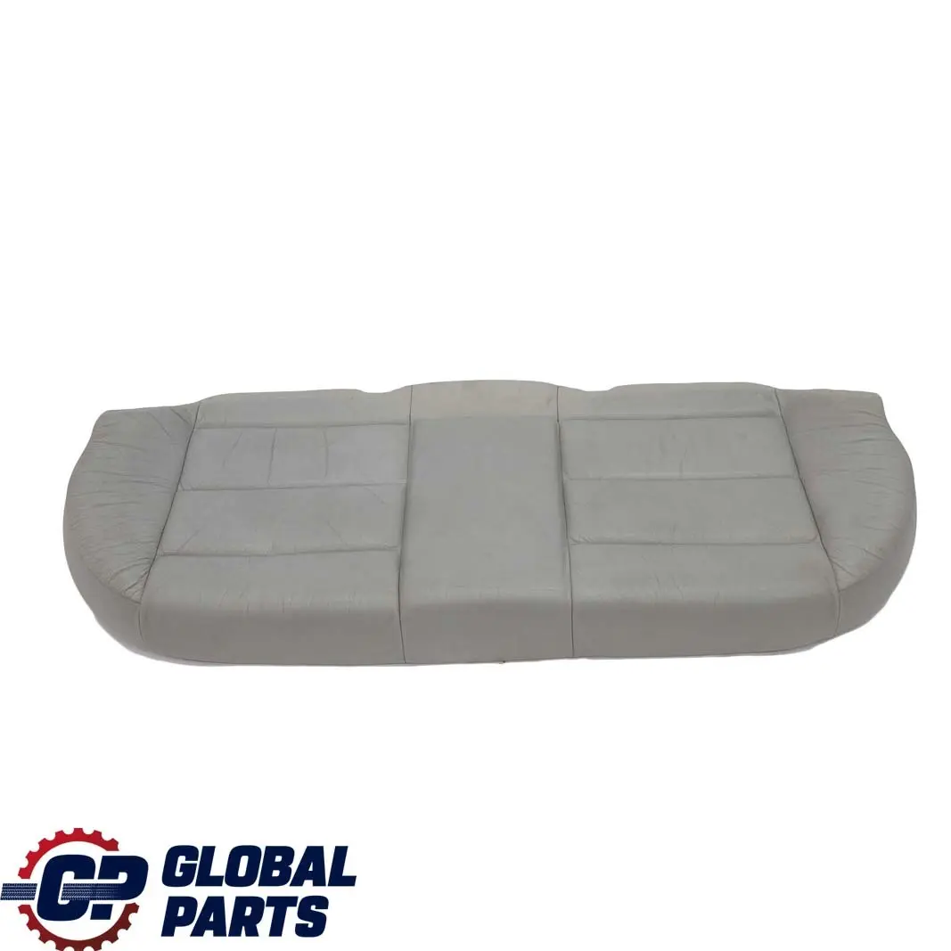 BMW 3 E36 Saloon Rear Seat Bench Couch Cover Light Grey Leather Montana