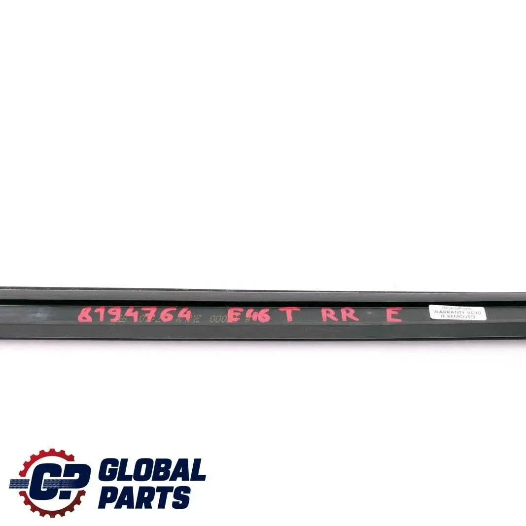 BMW 3 Series E46 Touring Rear Right O/S Door Window Channel Guide Seal 8194764