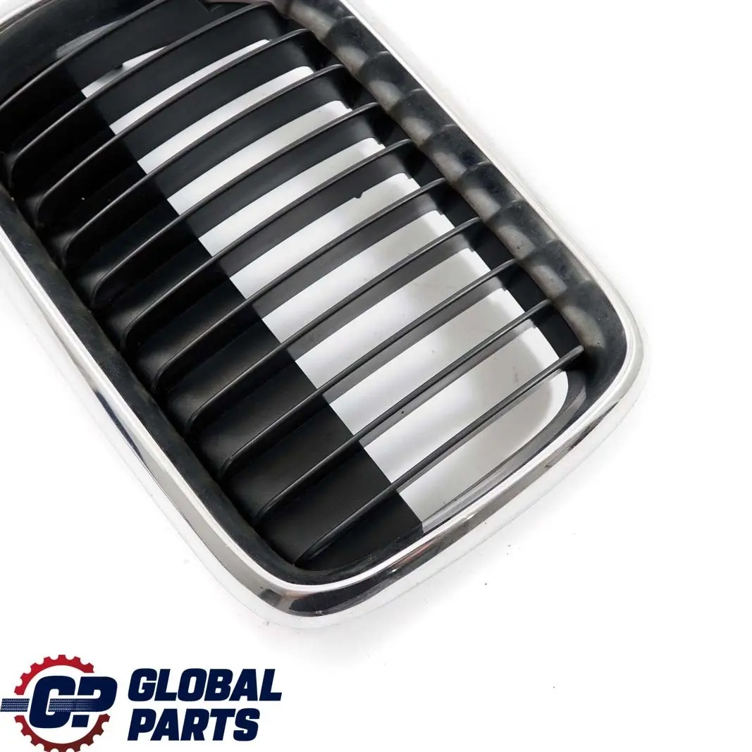 BMW E36 Front Bumper Upper Radiator Grille Left N/S Chrome 8195091