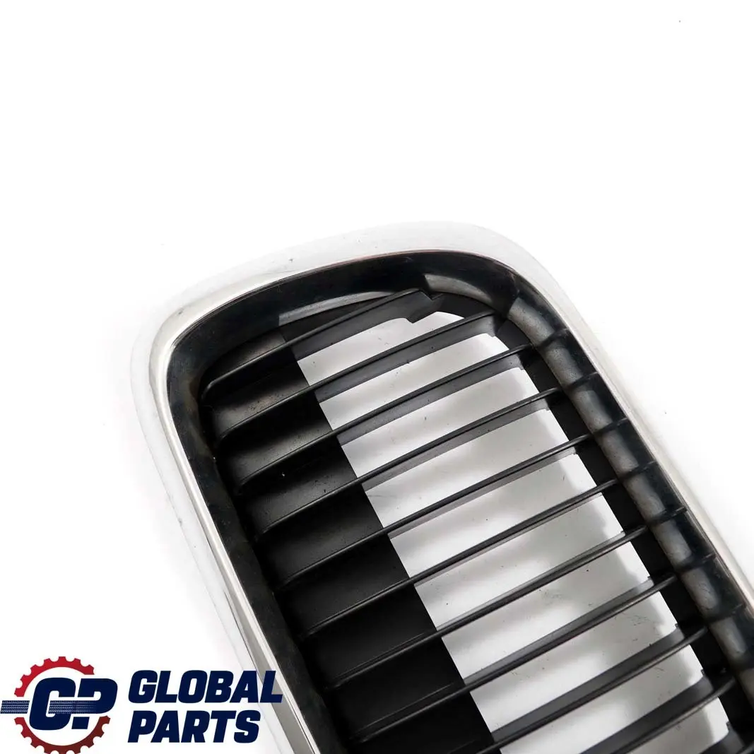 BMW E36 Front Bumper Upper Radiator Grille Left N/S Chrome 8195091