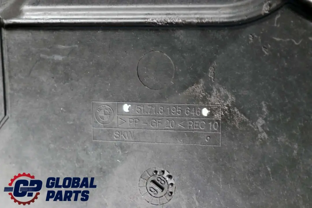 BMW 5 Series E39 Underfloor Underbody Protection Coating Panel Petrol 8195646