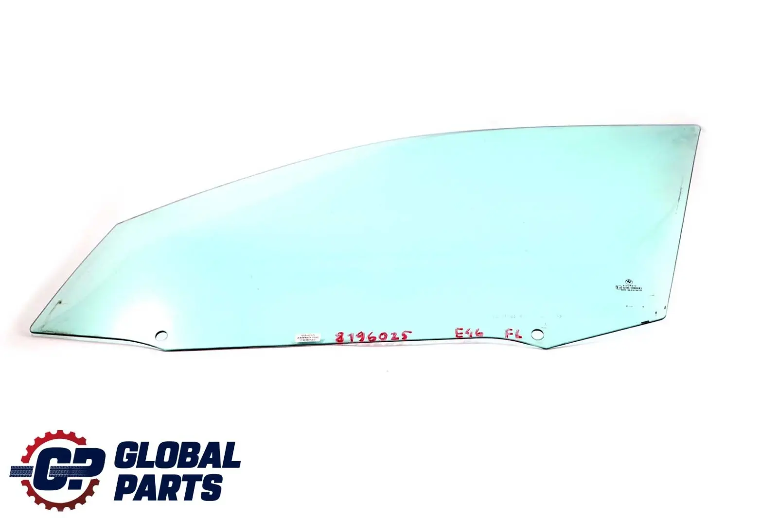 BMW E46  Fenetre Laterale Vert Porte avant Gauche AS2 8196025