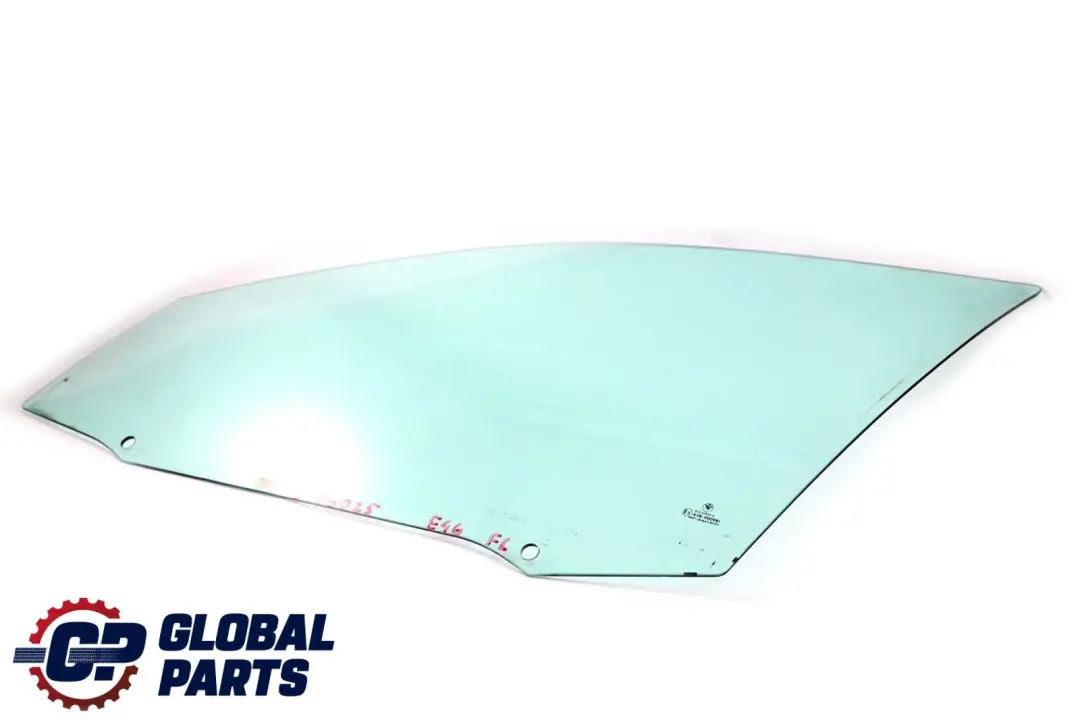 BMW 3 er E46 Seitenscheibe Grün Tür Vorne Links AS2 8196025