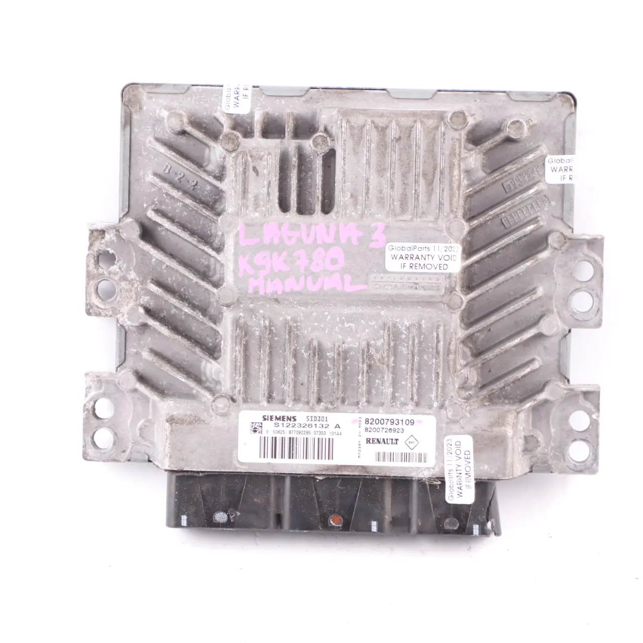 Renault Laguna 3 III K9K 780 1.5 DCI Engine Control Unit ECU 8200793109 Manual