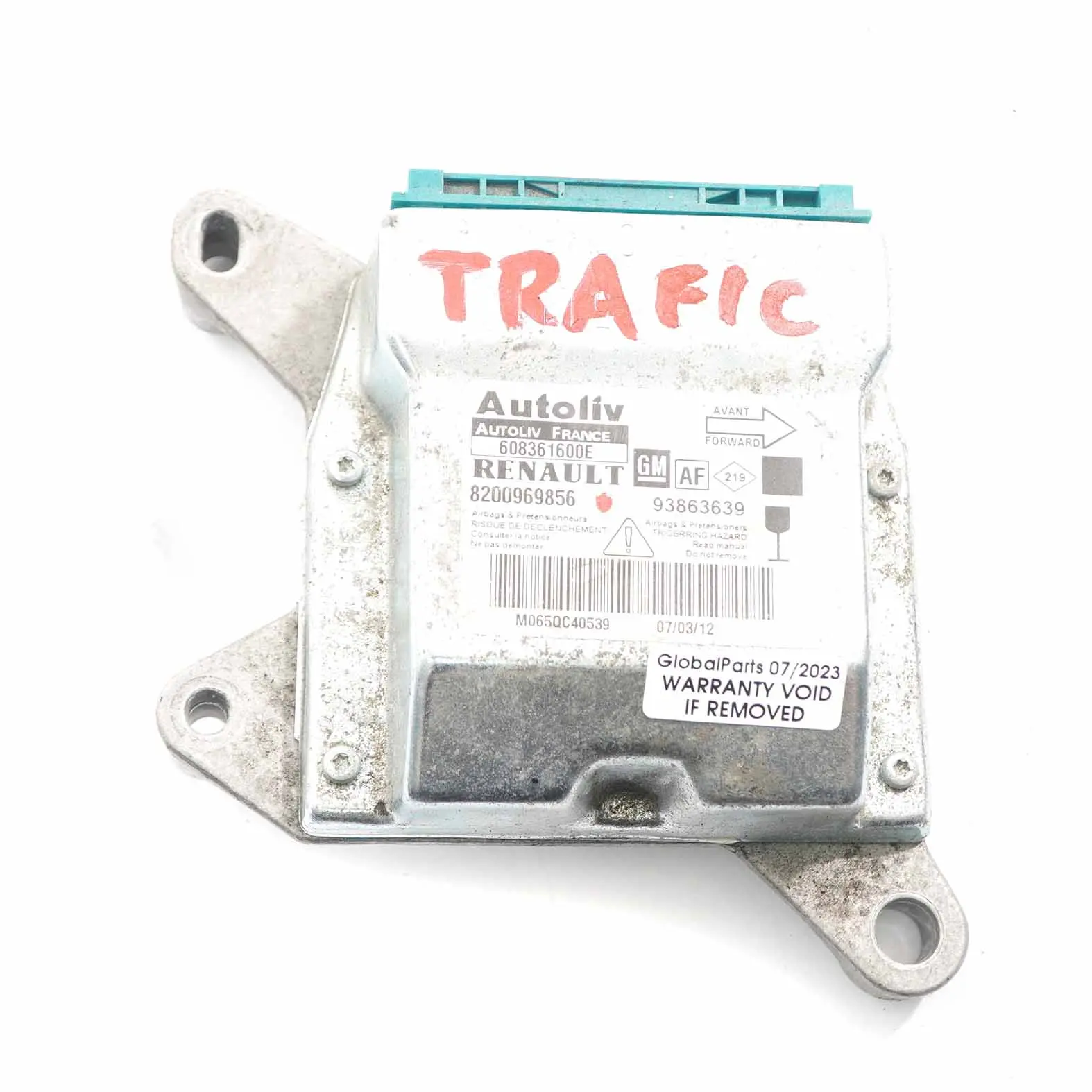 Renault Trafic II Modul Steuergerät ECU Auto Sicherheit Sensor 8200969856