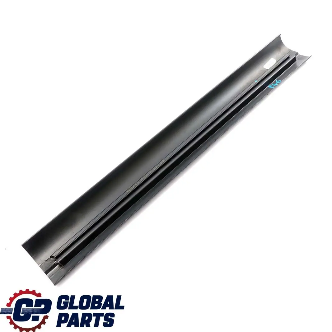 BMW E46 Touring Saloon Cover Strip Entrance Inner Front Black 8201218