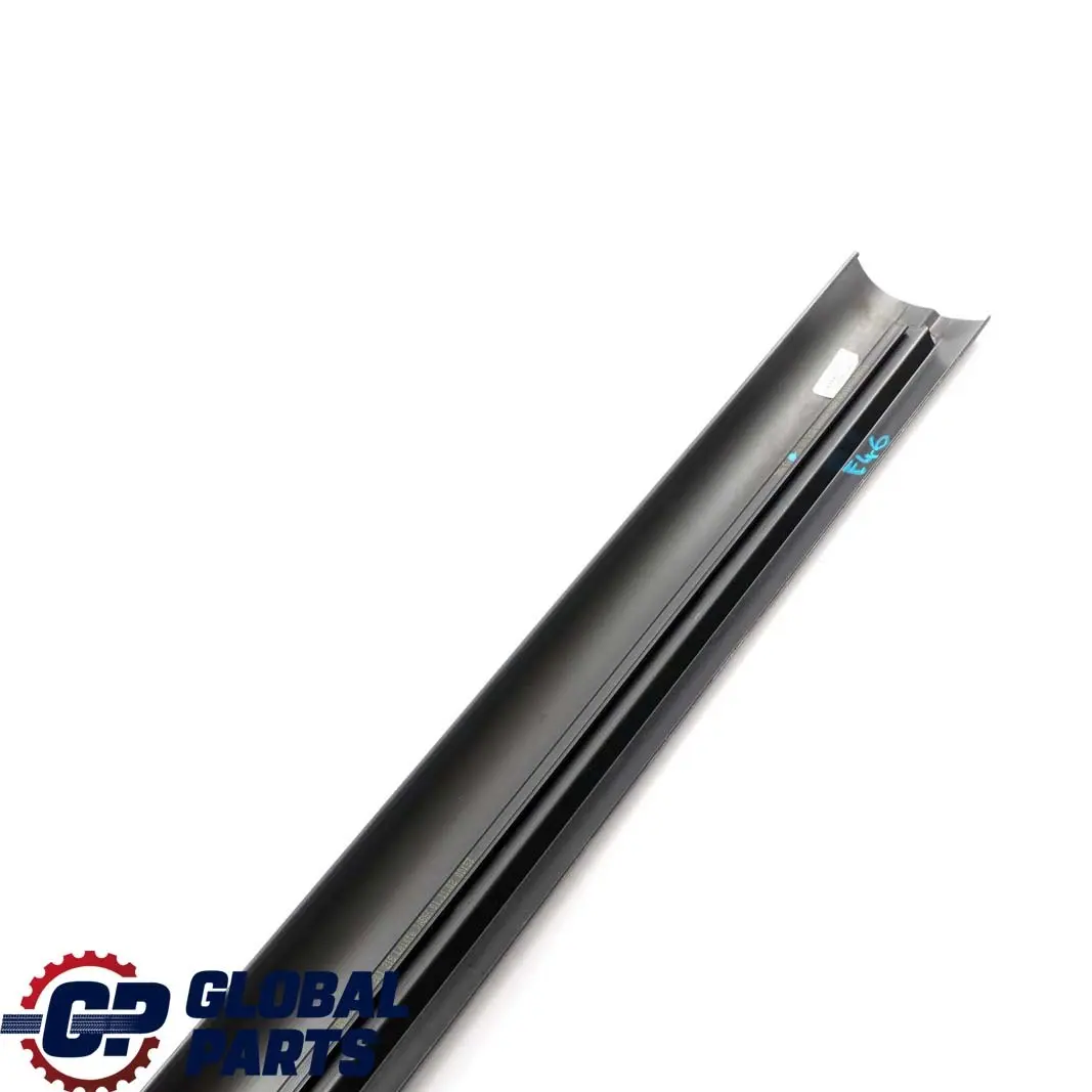 BMW E46 Touring Saloon Cover Strip Entrance Inner Front Black 8201218