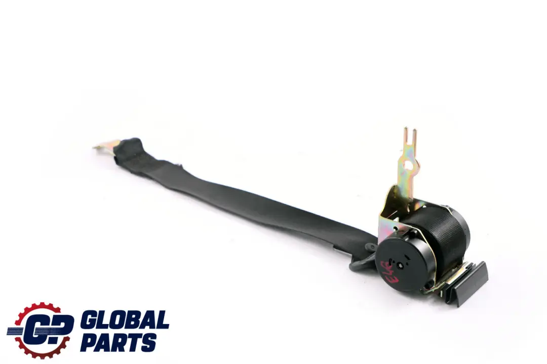 BMW 3 Series E46 Rear Center Upper Seat Belt Black 8202591