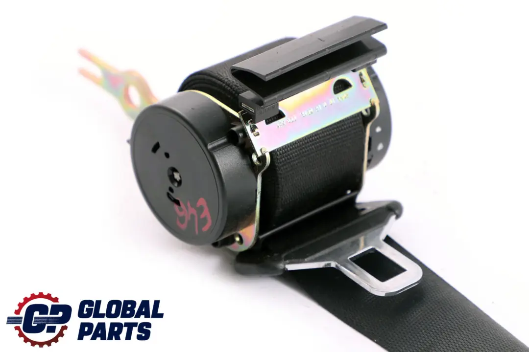 BMW 3 Series E46 Rear Center Upper Seat Belt Black 8202591