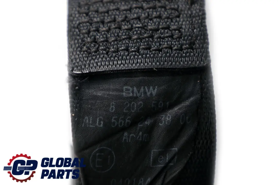 BMW 3 Series E46 Rear Center Upper Seat Belt Black 8202591