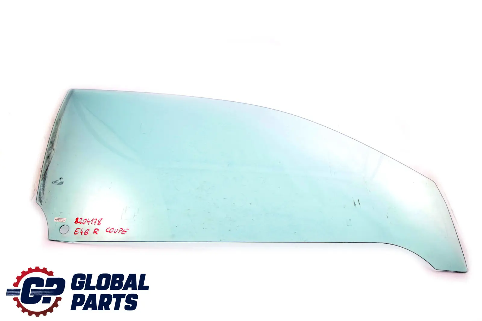 BMW E46 Coupe Front Right Door O/S Side Window Glass Green AS2 8204178