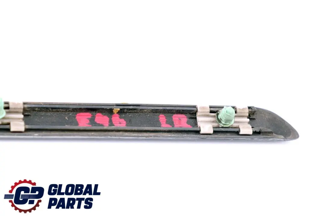 BMW 3 Series E46 Rear Left Door N/S Moulding Trim Strip Black 8208451