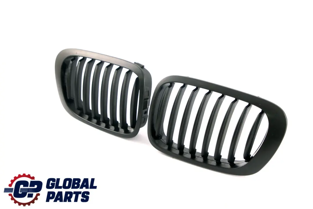 BMW 3 Series E46 Set Grille Frame Black Left Right O/N/S 8208685 8208686