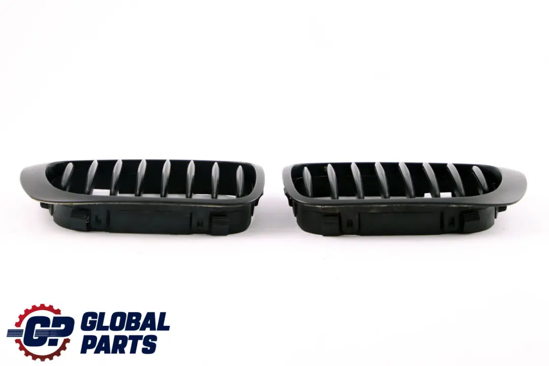 BMW 3 Series E46 Set Grille Frame Black Left Right O/N/S 8208685 8208686