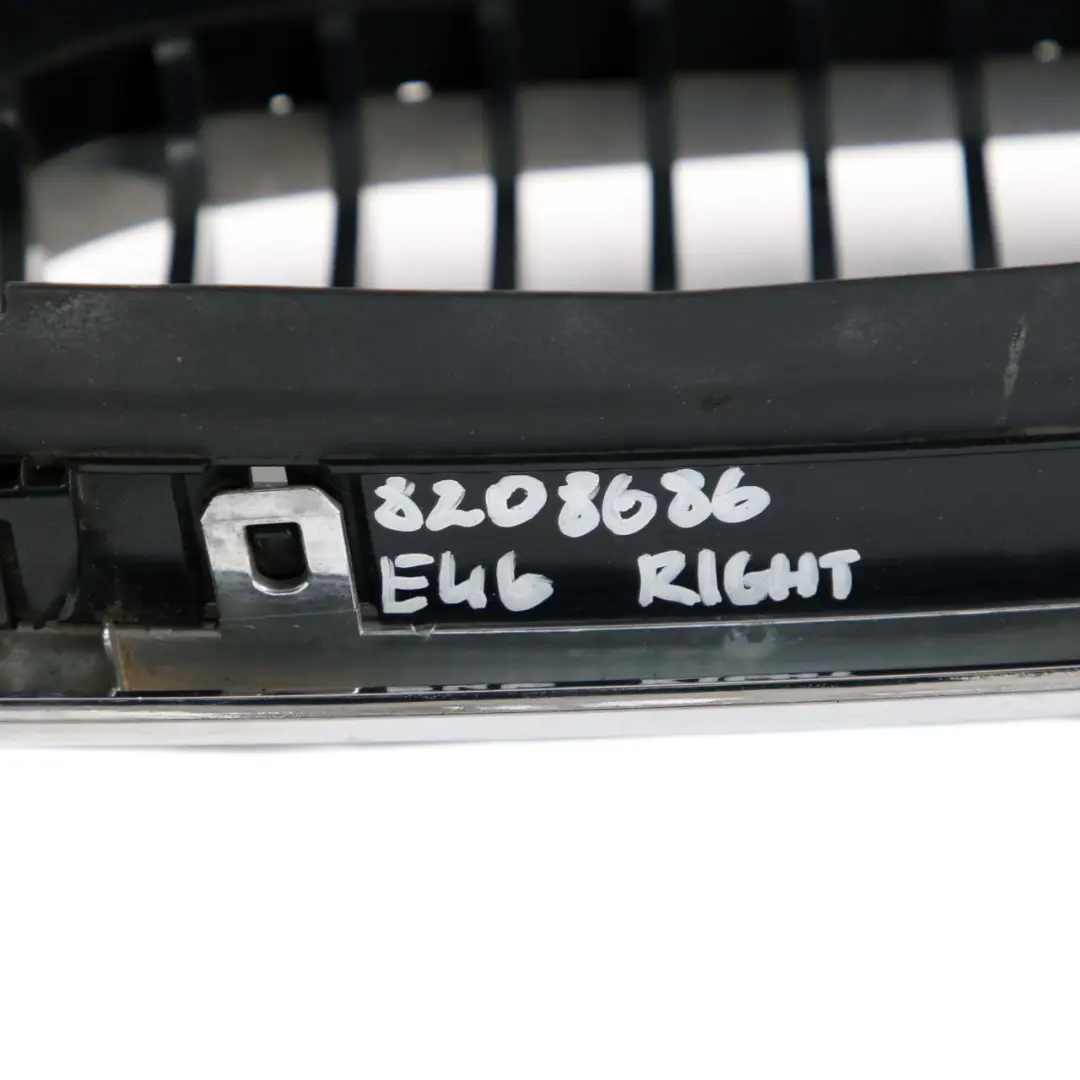 BMW E46 Convertible Coupé Frame Front Right O/S Cover Chrome 8208686