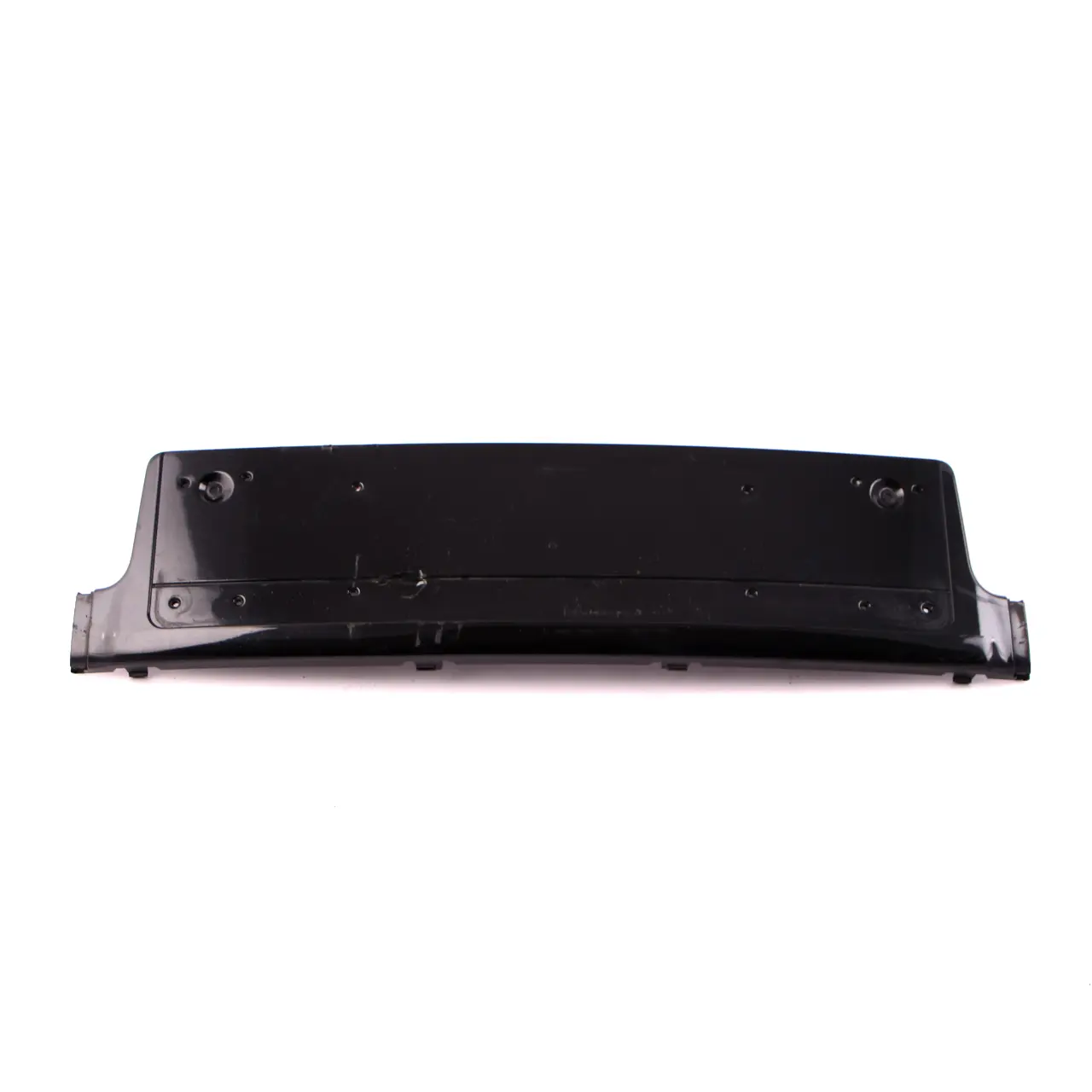 BMW 7 Series E65 E66 Front Bumper Licence Plate Base Black Sapphire 8223229