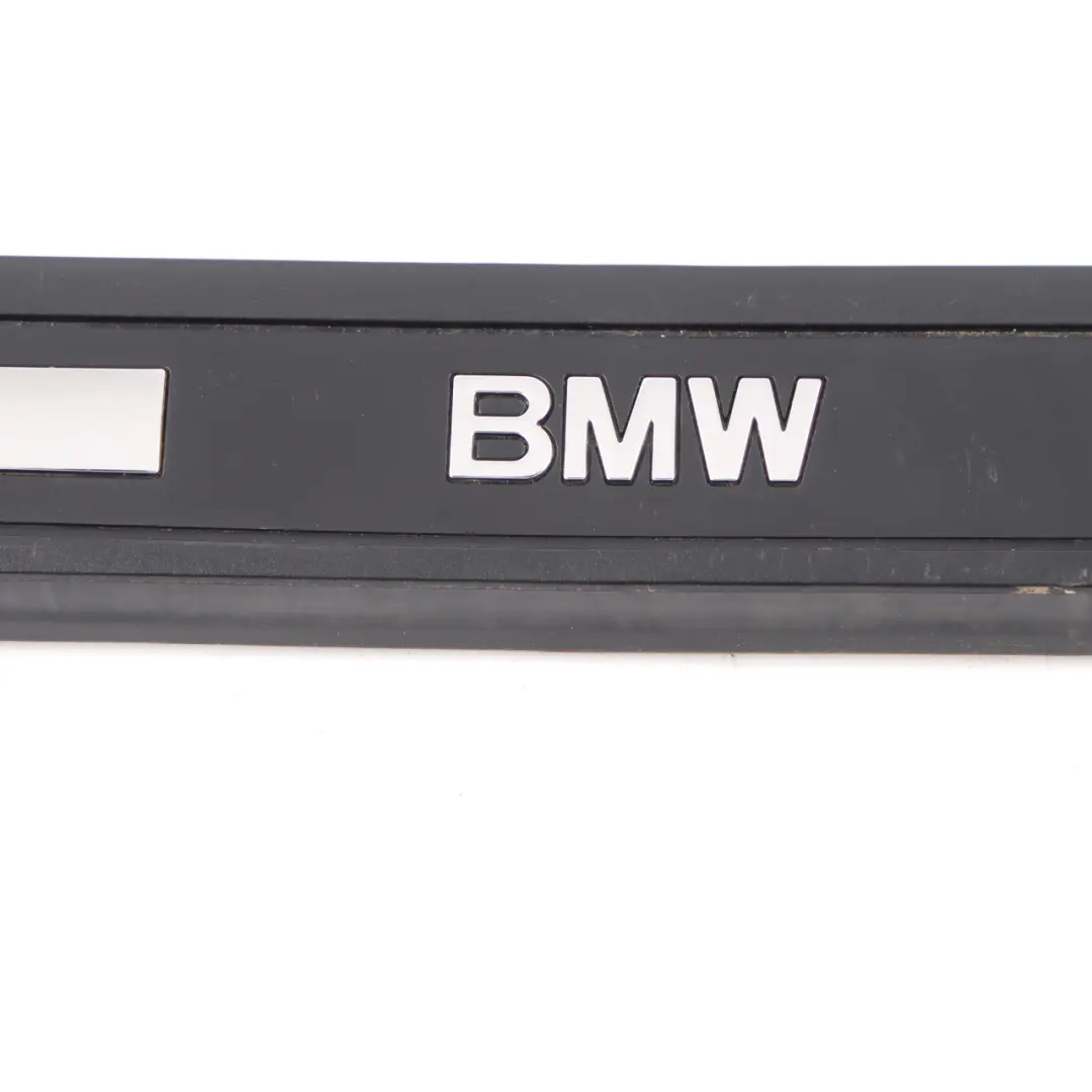 BMW E65 Entrance Strip Door Panelling Cover Edge Trim Sill Set Black 8223552