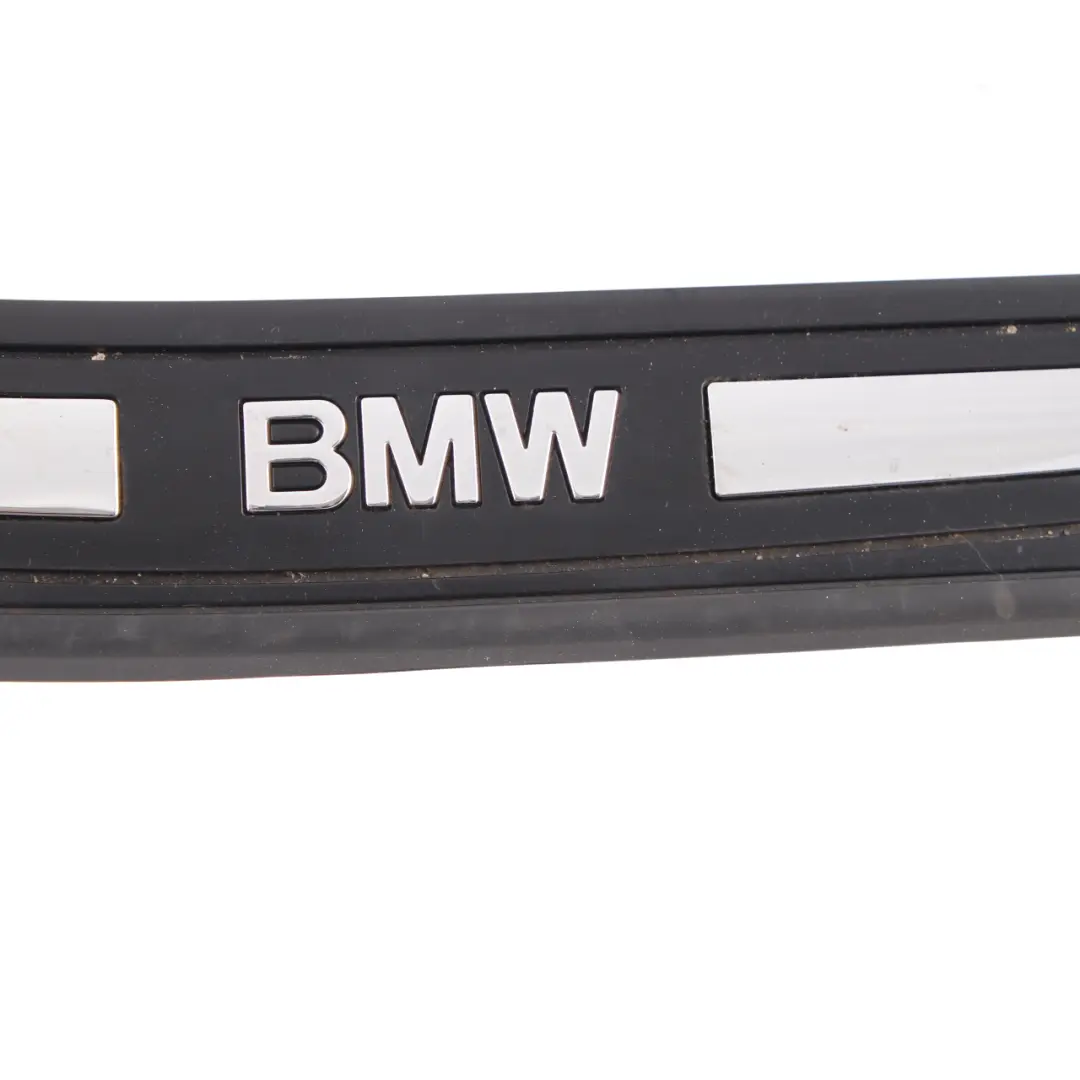 BMW E65 Entrance Strip Door Panelling Cover Edge Trim Sill Set Black 8223552