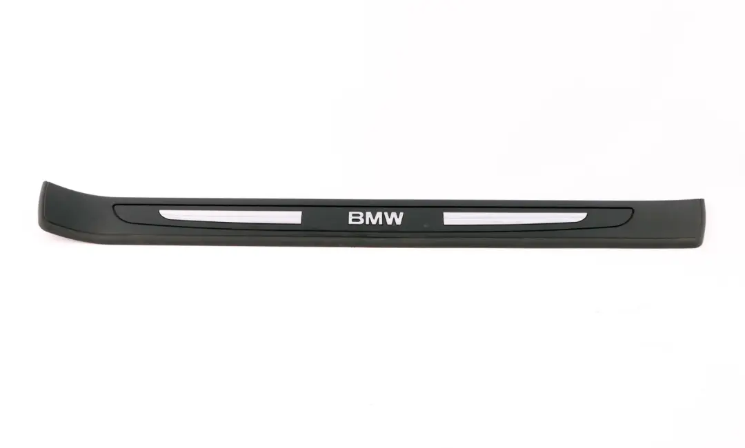 BMW E65 E66 Tapa Tira Entrada Interior Negro Schwarz Derecha 