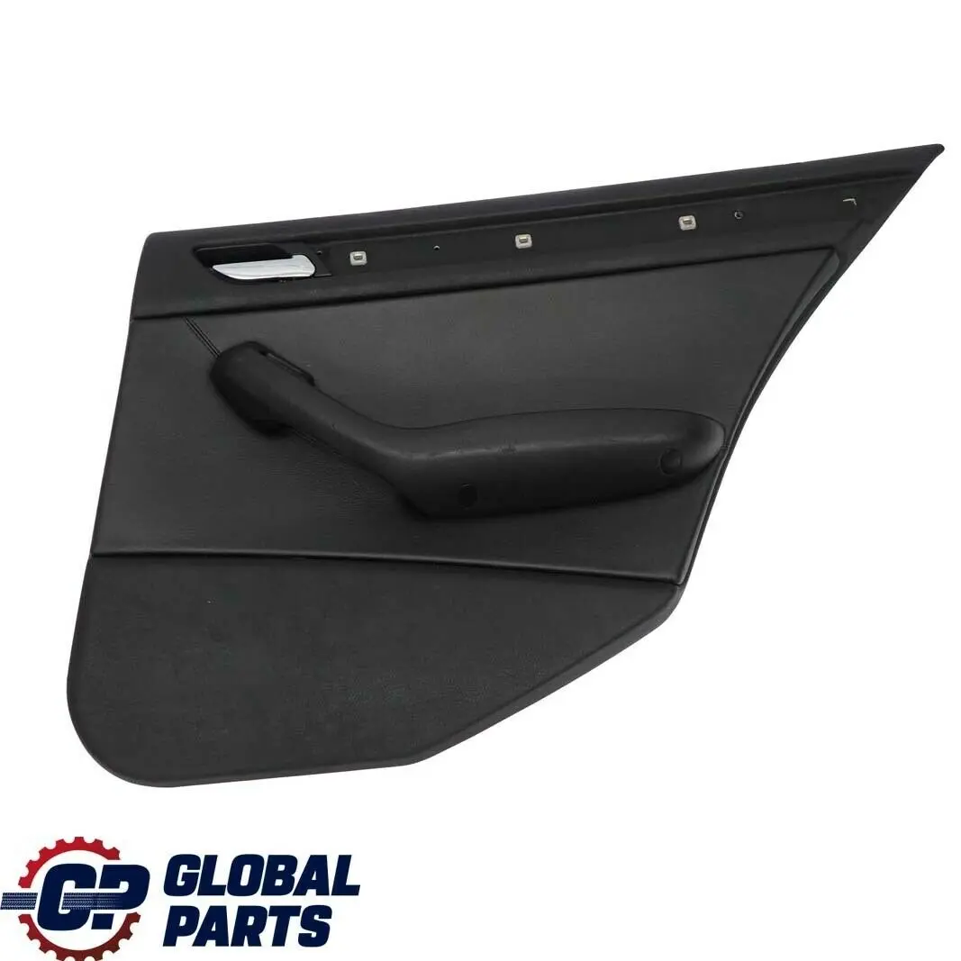 BMW 3 E46 Berline Garniture de Porte Arriere Droite Cuir Montana Noir