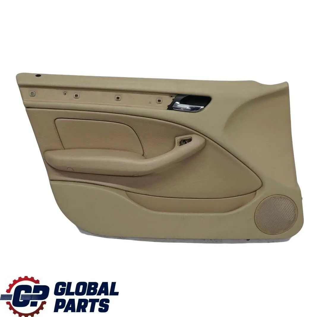 BMW 3 E46 Saloon Touring Front Left N/S Trim Panel Door Card Leather Beige