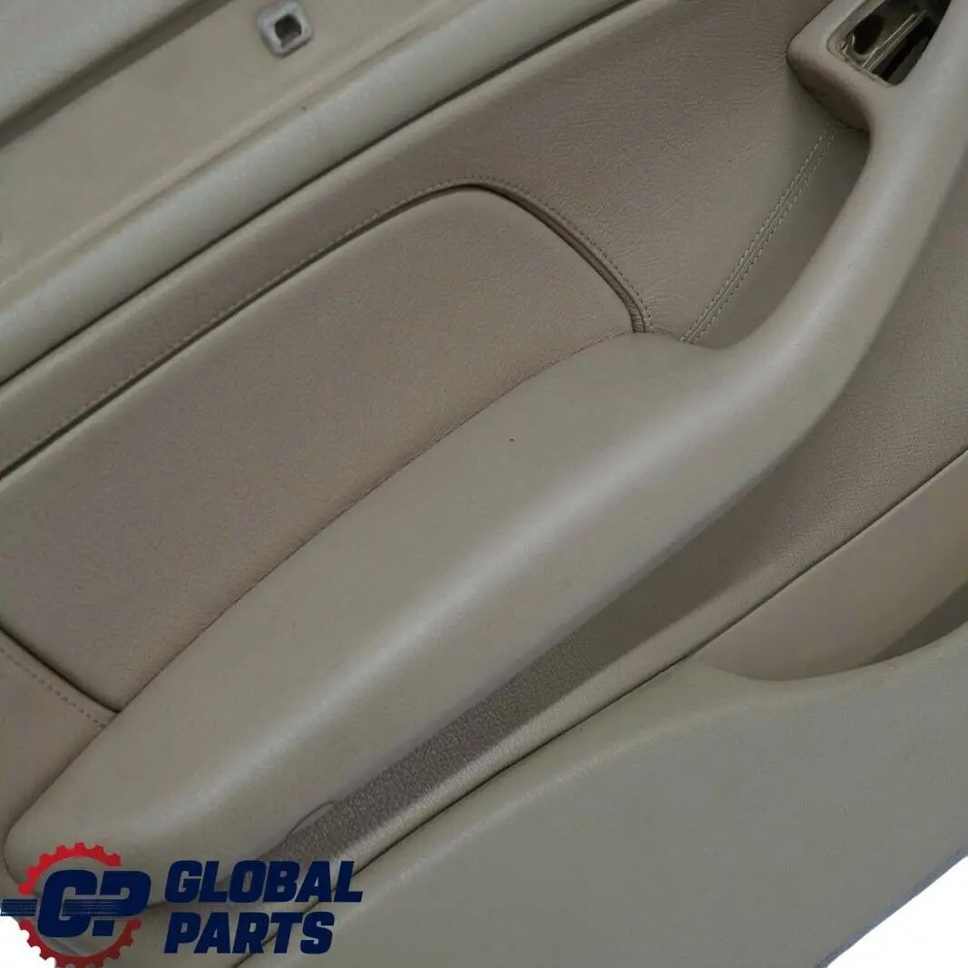 BMW 3 E46 Saloon Touring Front Left N/S Trim Panel Door Card Leather Beige