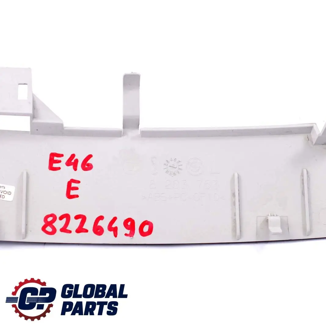 BMW E46 Saloon Air Vent Rear Window Parcel Shelf Panel Grille Grey 8203763